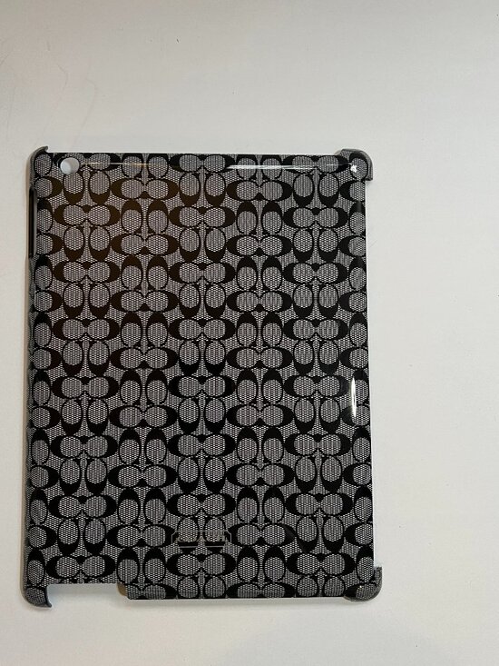 Coach Other - Coach Black Plastic iPad Case